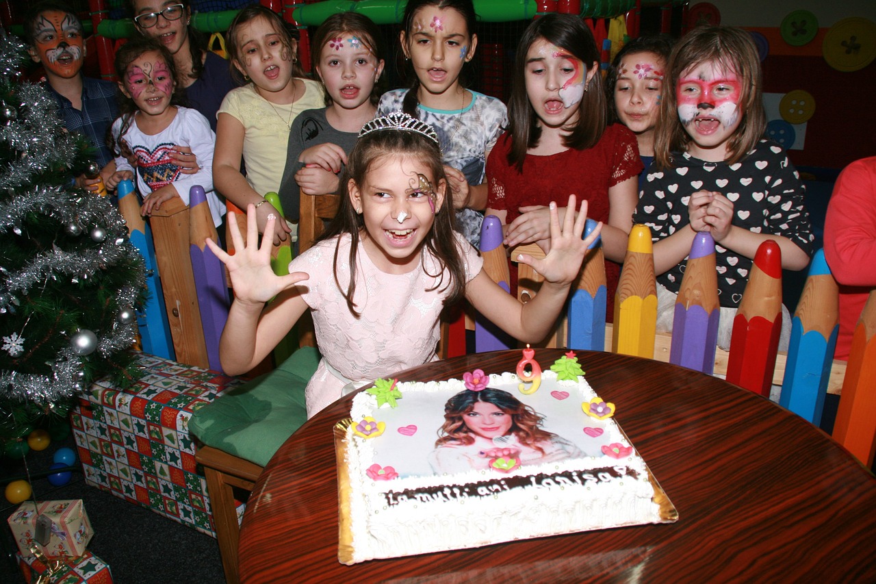 Seguridad infantil en una fiesta de cumpleaños